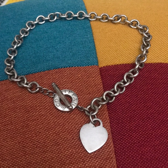 Tiffany & Co. Jewelry - Authentic Tiffanys & Co. Heart and Toggle Necklace